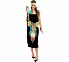 Costume egiziano nero per donna