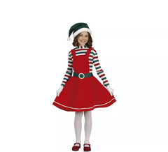 Costume da elfo di Babbo Natale per bambina