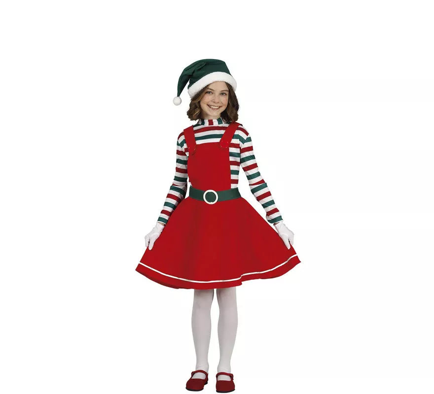 Translation missing: it.Disfraz de Elfa de Papá Noel para niña