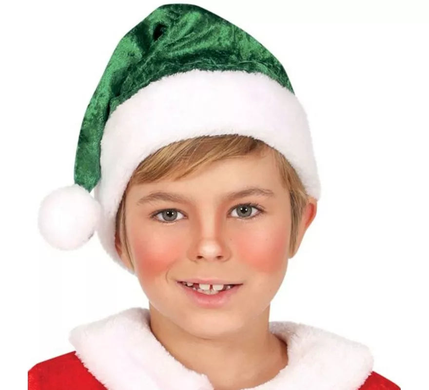 Translation missing: es.Disfraz de Elfo Ayudante de Santa con gorro para niño