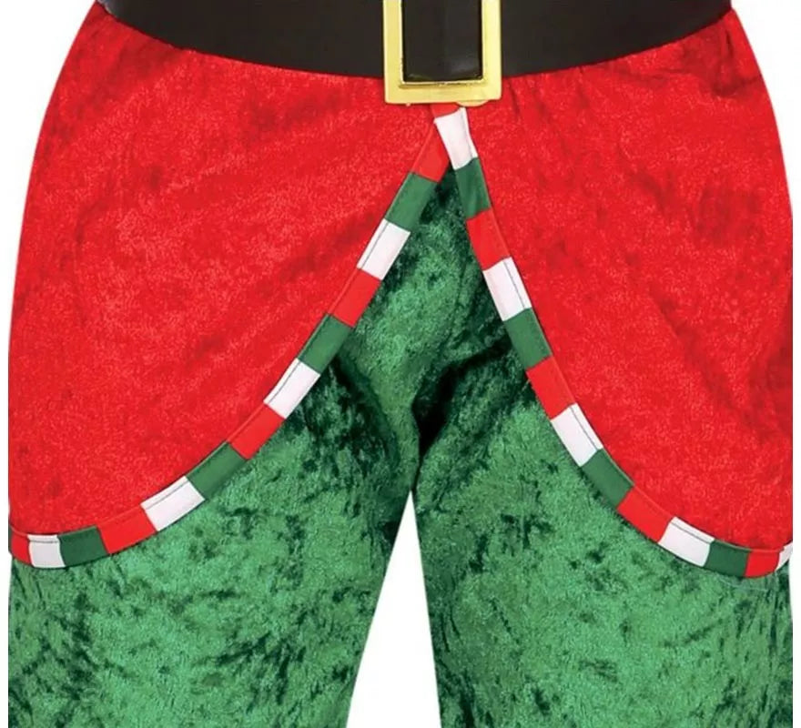 Translation missing: es.Disfraz de Elfo Ayudante de Santa con gorro para niño