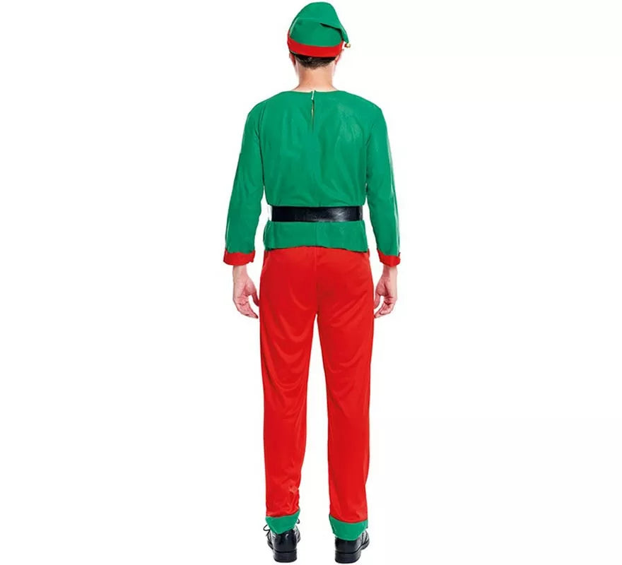 Translation missing: it.Disfraz de Elfo de Navidad Ayudante de Papá Noel para hombre
