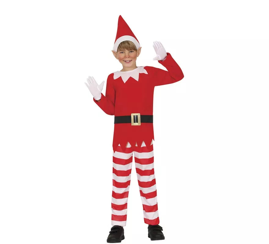 Translation missing: it.Disfraz de Elfo en el Estante de la Navidad para niños