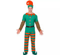 Disfraz de Elfo Naranja y Verde para Hombre