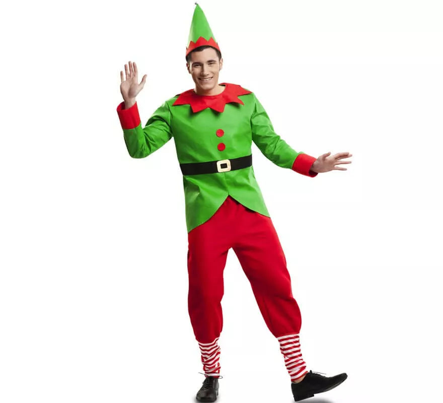 Translation missing: it.Disfraz de Elfo Navidad para hombre