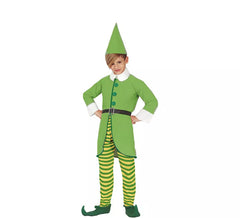 Costume da elfo verde e giallo per bambino