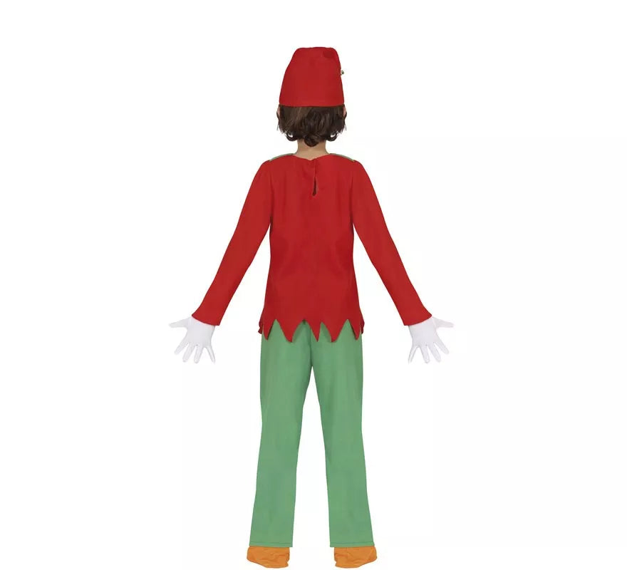 Translation missing: it.Disfraz de Elfo verde y rojo para niños