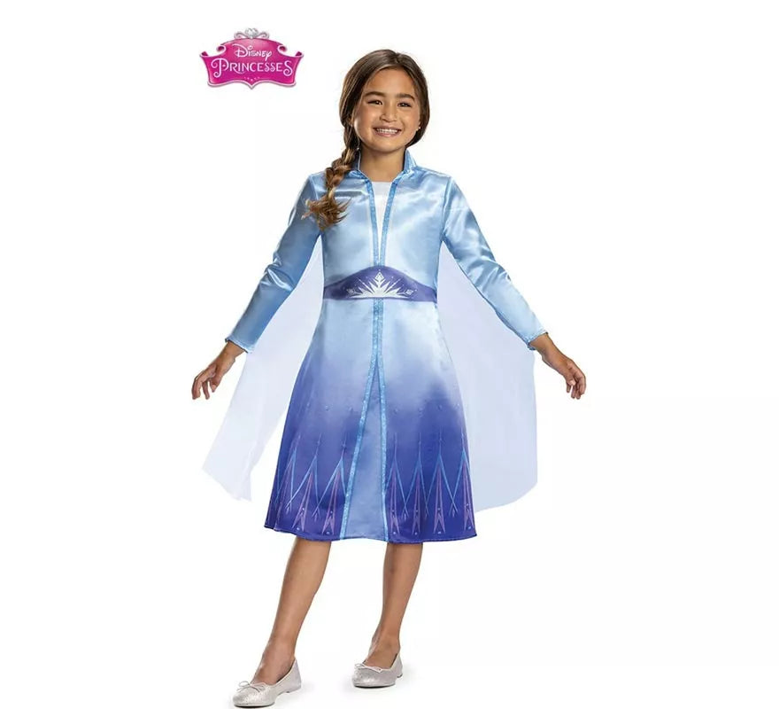 Translation missing: it.Disfraz de Elsa Frozen traje azul para niña