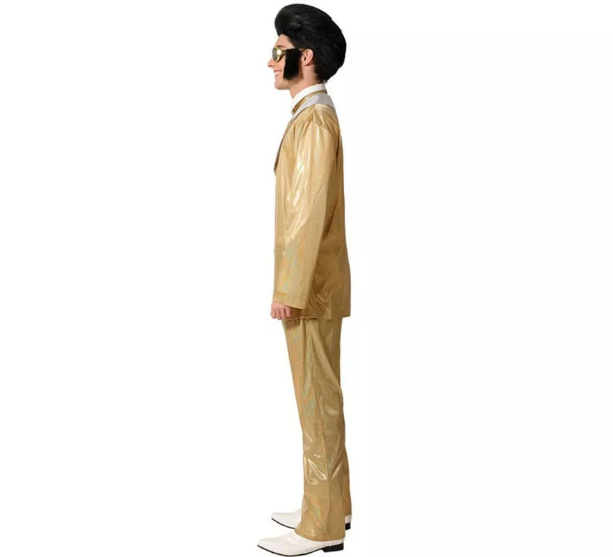 Translation missing: es.Disfraz de Elvis Dorado para hombre
