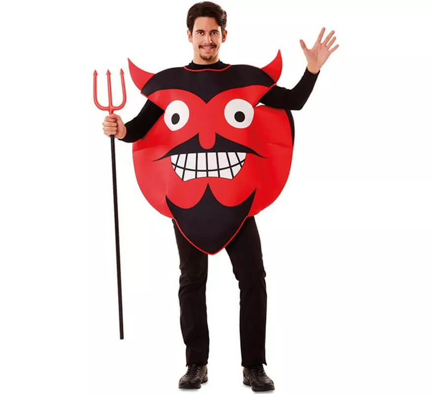 Translation missing: es.Disfraz de Emoticono Diablo para adultos
