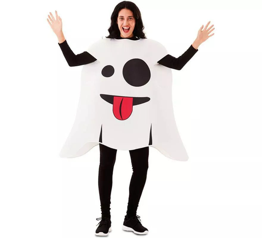 Translation missing: it.Disfraz de Emoticono Fantasma para adultos