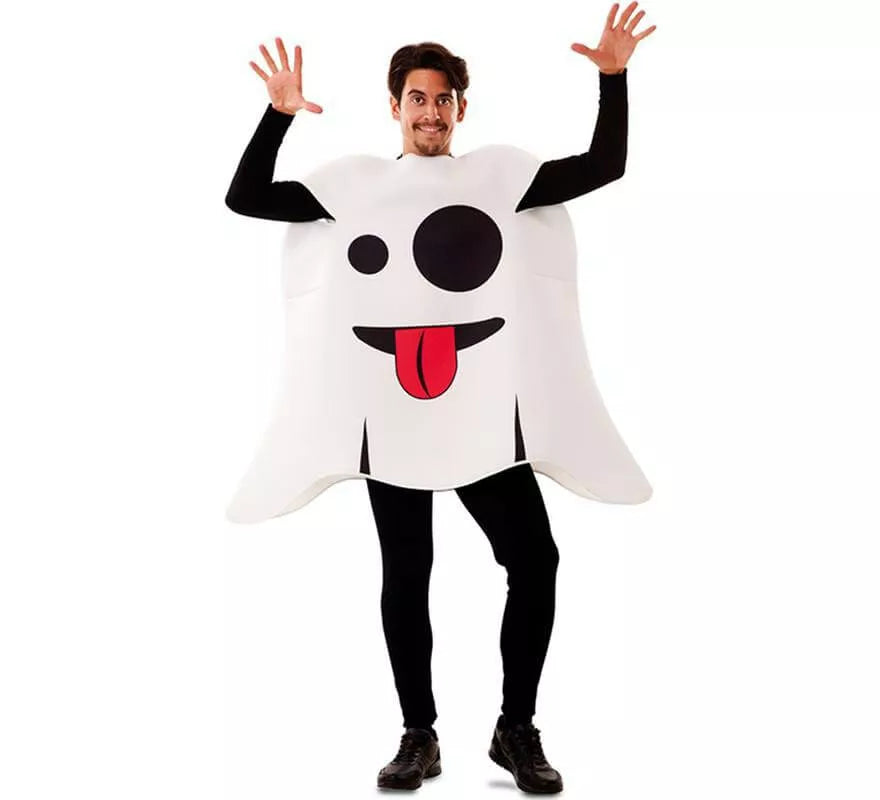 Translation missing: it.Disfraz de Emoticono Fantasma para adultos