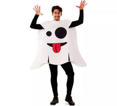 Costume da emoticon fantasma per adulti