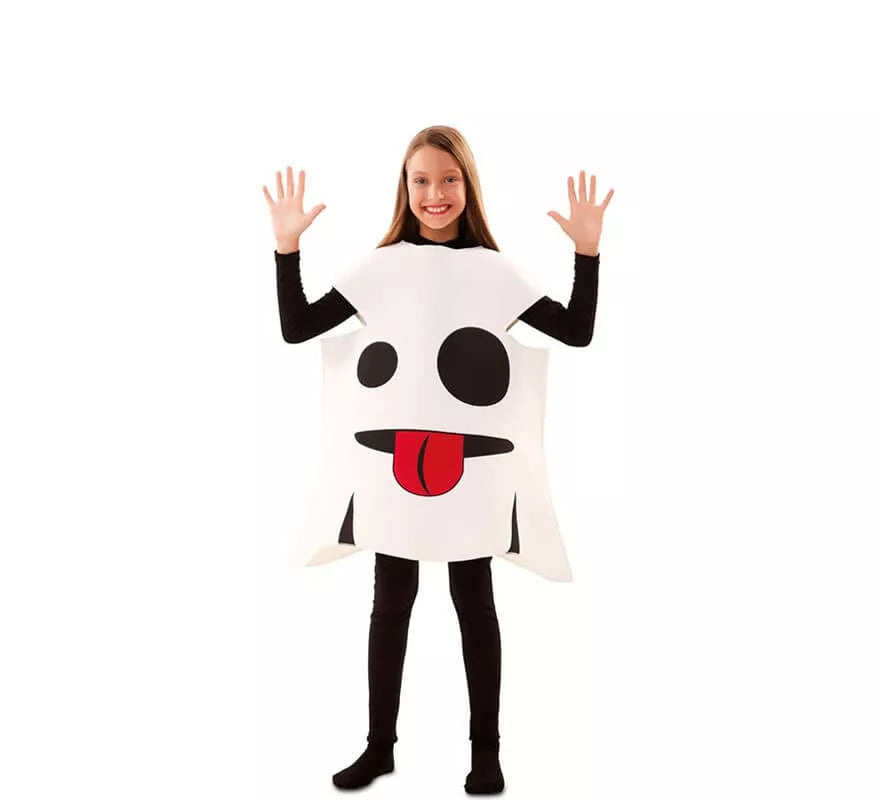 Translation missing: es.Disfraz de Emoticono Fantasma para niños