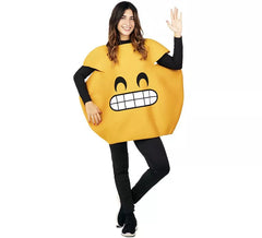 Costume da emoticon adulto sorridente