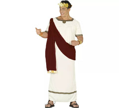 Costume di augusto imperatore romano per l'uomo
