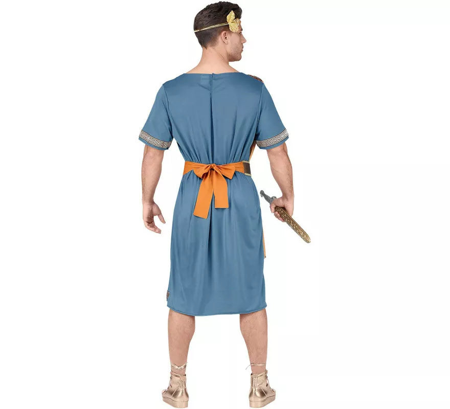 Translation missing: es.Disfraz de Emperador Romano Azul para hombre