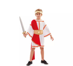 Costume dell'imperatore romano per ragazzo