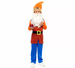 Costume da nano Biancaneve marrone per bambini