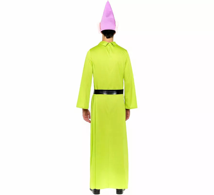 Translation missing: it.Disfraz de Enanito Blancanieves verde para hombre