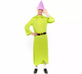 Disfraz de Enanito Blancanieves verde para hombre