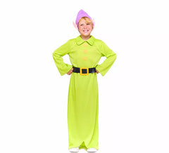 Costume da nano Biancaneve verde per bambini