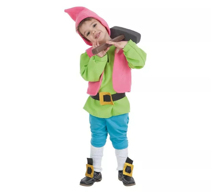 Translation missing: it.Disfraz de Enanito de Cuento verde para niño