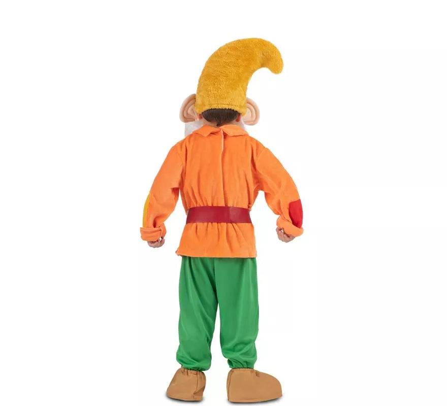 Translation missing: it.Disfraz de Enanito naranja con gorro para niño