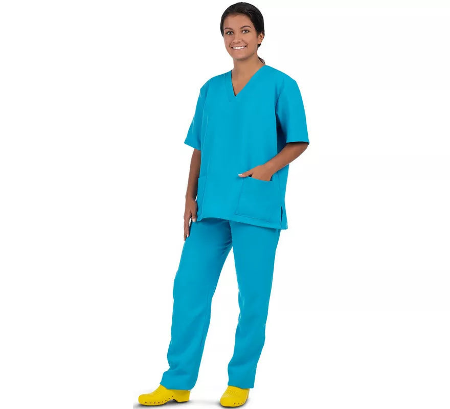 Translation missing: it.Disfraz de Enfermera con Uniforme Azul para mujer
