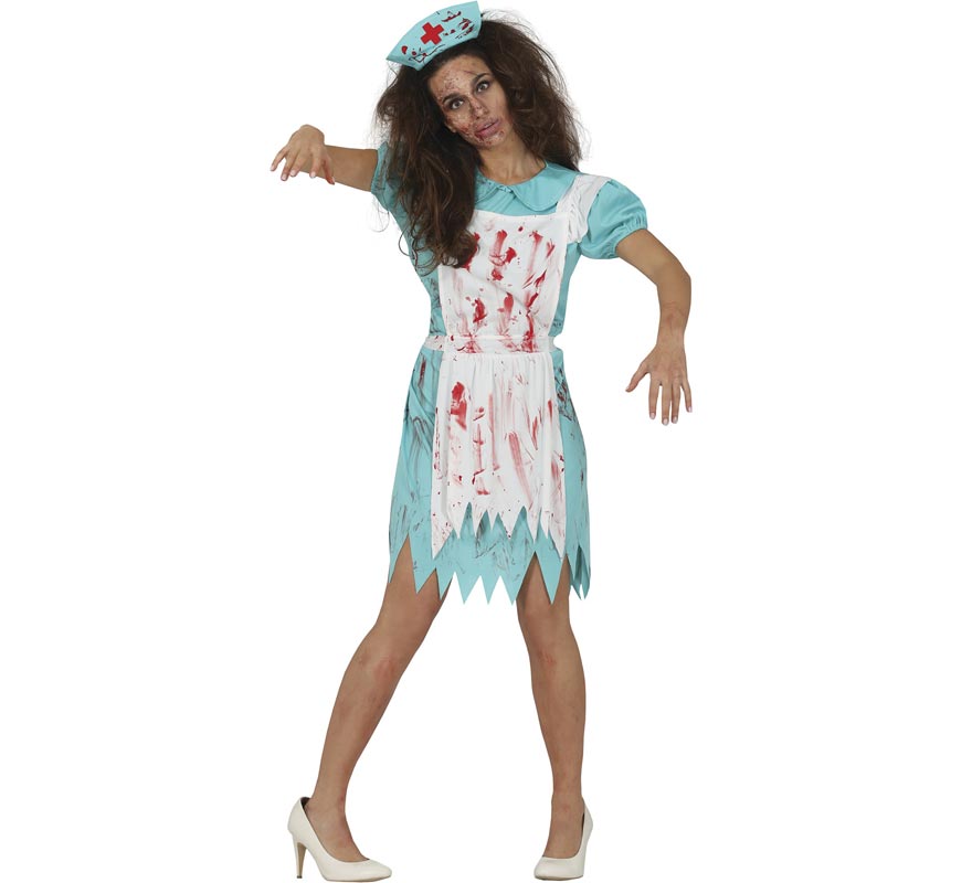 Translation missing: it.Disfraz de Enfermera Zombie para mujer