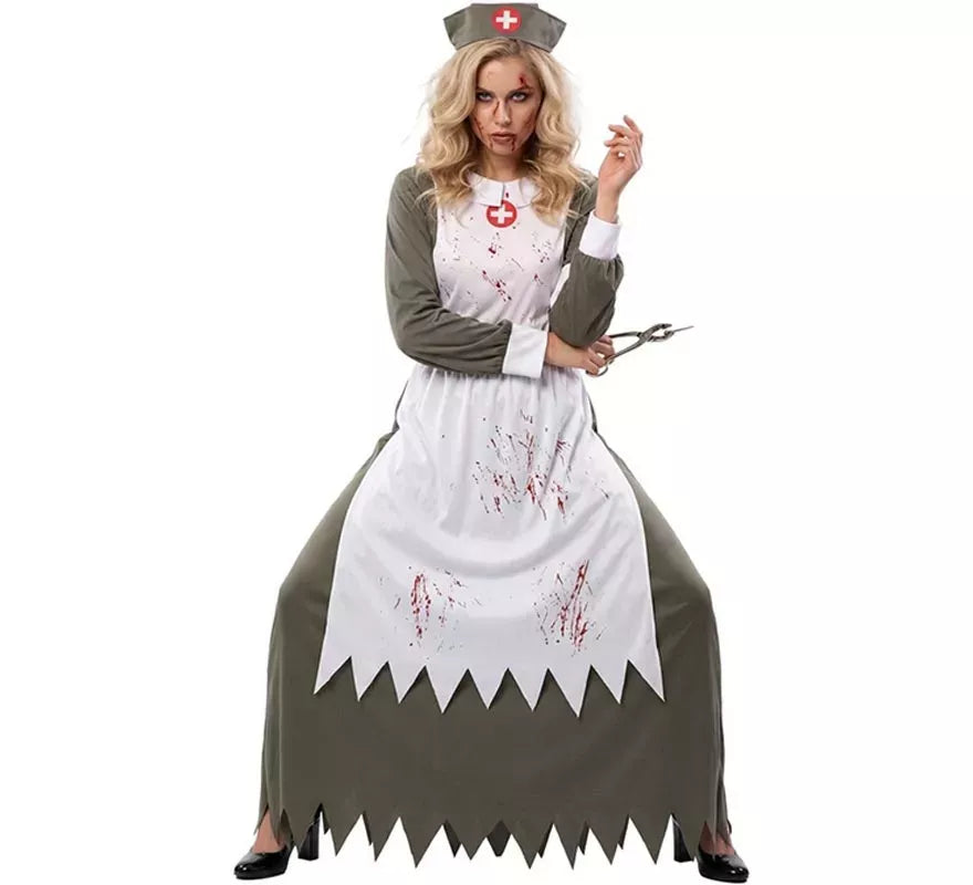 Translation missing: it.Disfraz de Enfermera Zombie para mujer