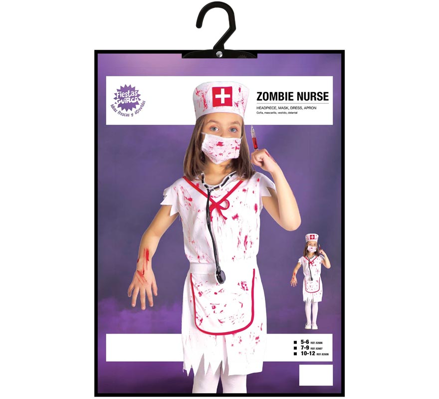 Translation missing: it.Disfraz de Enfermera Zombie para niñas