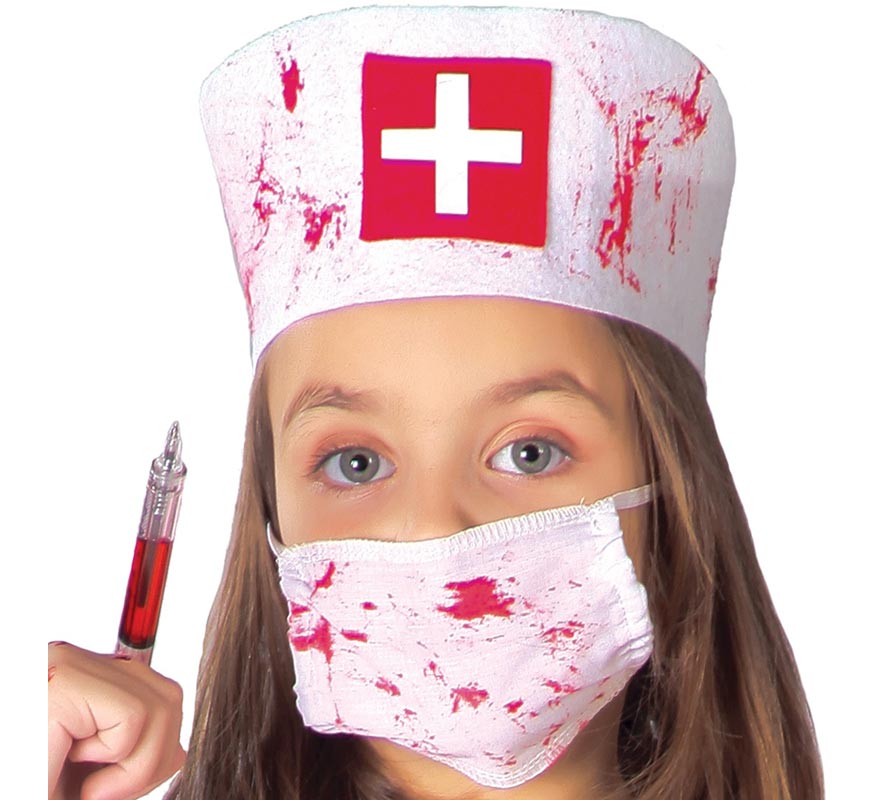 Disfraz de Enfermera Zombie para niñas