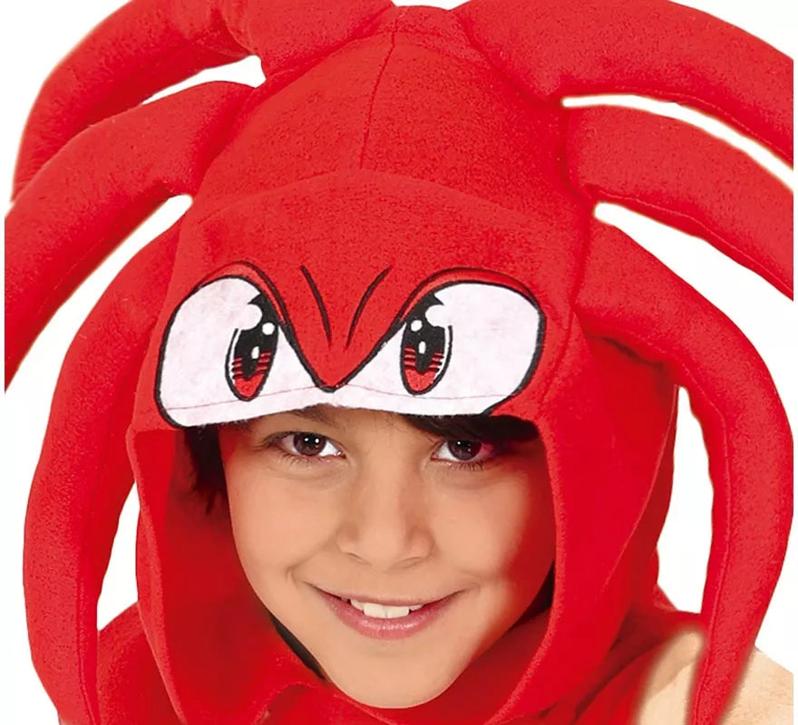 Translation missing: es.Disfraz de Knuckles Sonic rojo para niños