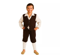 Costume da scudiero medievale per un bambino