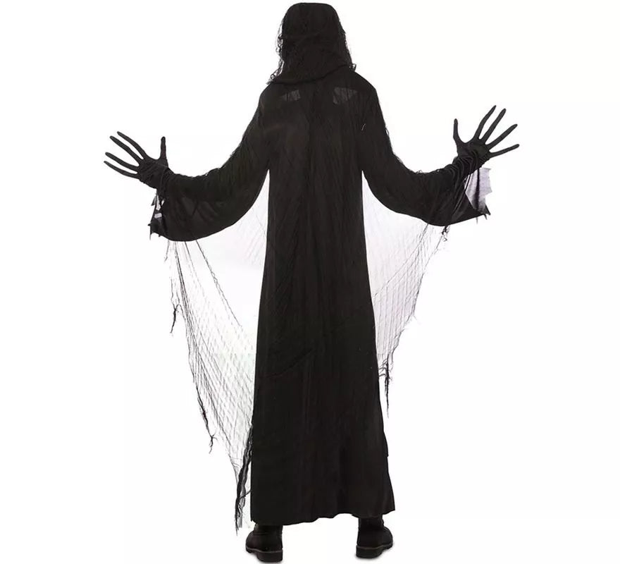 Translation missing: it.Disfraz de Espectro de la Muerte con túnica negra para hombre