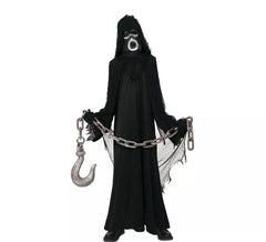Costume da Spettro della Morte con tunica nera per bambino