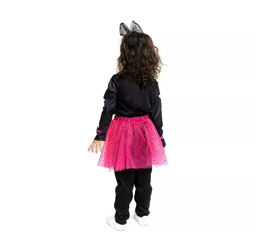 Translation missing: it.Disfraz de Esqueleto adorable con tutú fucsia para bebé y niña