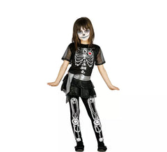 Costume Scheletro luminoso per bambina