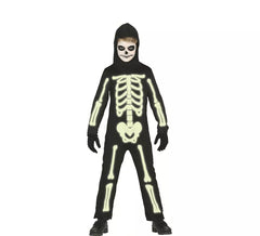 Costume scheletro luminoso per bambini