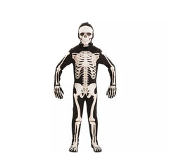 Costume da scheletro completo deluxe per bambini