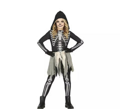 Costume da scheletro indossato da ragazza
