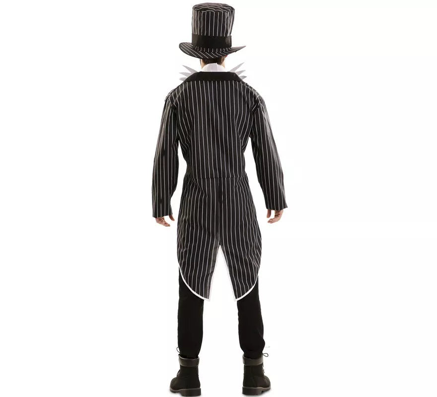 Translation missing: it.Disfraz de Esqueleto Elegante con sombrero para hombre