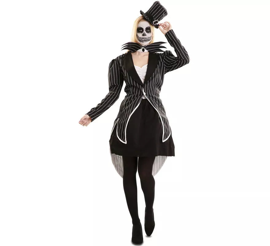 Translation missing: it.Disfraz de Esqueleto Elegante con sombrero para mujer