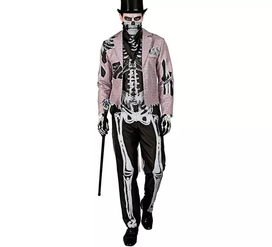 Translation missing: it.Disfraz de Esqueleto Elegante para hombre