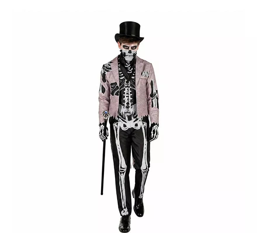 Translation missing: it.Disfraz de Esqueleto Elegante para hombre