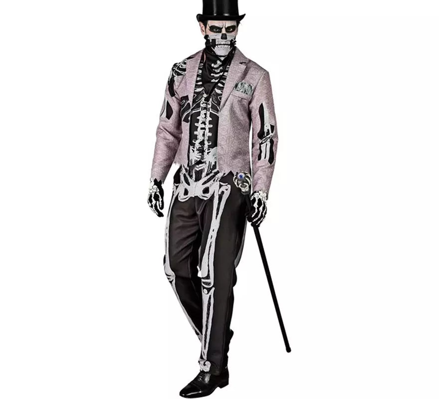 Translation missing: it.Disfraz de Esqueleto Elegante para hombre
