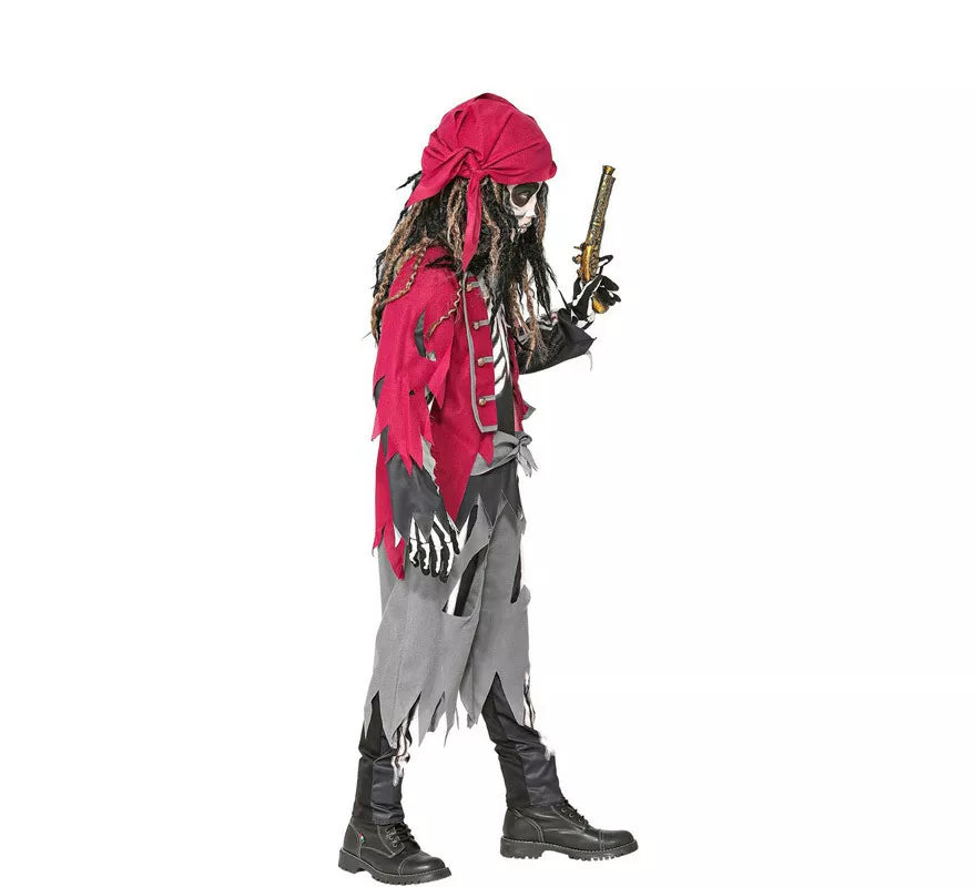 Translation missing: it.Disfraz de Esqueleto Grumete Pirata para niños