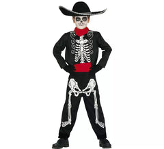 Disfraz de Esqueleto Mariachi para niño