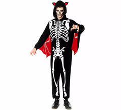Costume da scheletro pipistrello da uomo